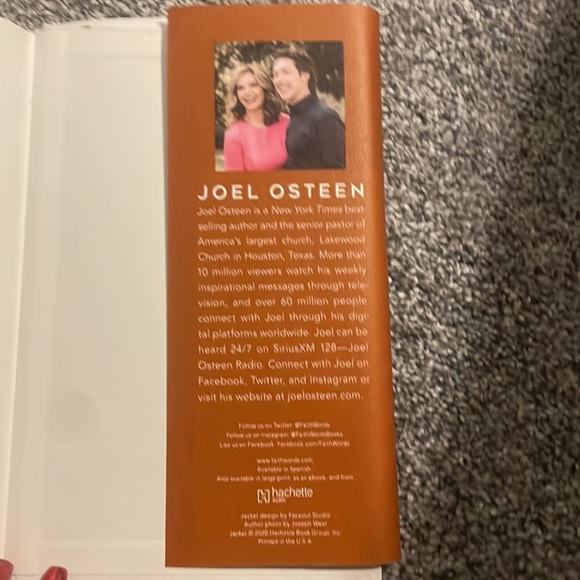 🤩2for$20 - Joel Osteen NEW “Empty Out the Negative” Hardcover Book - Picture 3 of 3